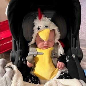 Infant two piece chicken costume